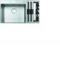 Preview: Franke Edelstahlbecken BWX220-54-27A  Edelstahl Druckknopf Edelstahl